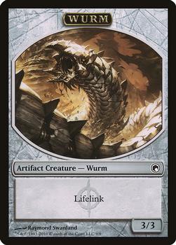 2010 Magic the Gathering Scars of Mirrodin - Tokens #9/9 Wurm Front