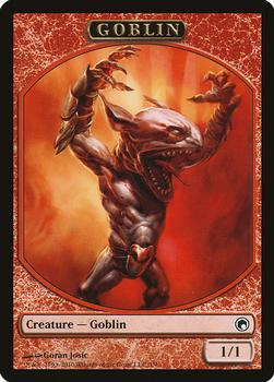 2010 Magic the Gathering Scars of Mirrodin - Tokens #3/9 Goblin Front