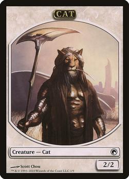 2010 Magic the Gathering Scars of Mirrodin - Tokens #1/9 Cat Front
