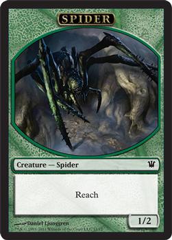 2011 Magic the Gathering Innistrad - Tokens #11/12 Spider Front