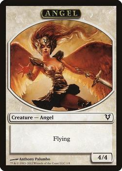 2012 Magic the Gathering Avacyn Restored - Tokens #1/8 Angel Front