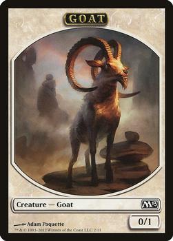 2012 Magic the Gathering 2013 Core Set - Tokens #2/11 Goat Front
