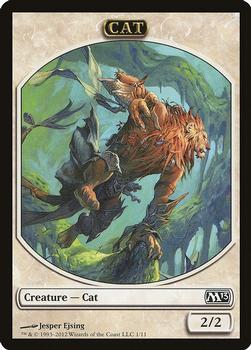 2012 Magic the Gathering 2013 Core Set - Tokens #1/11 Cat Front