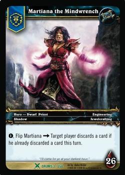 2008 Upper Deck World of Warcraft Drums of War #3 Martiana the Mindwrench Front
