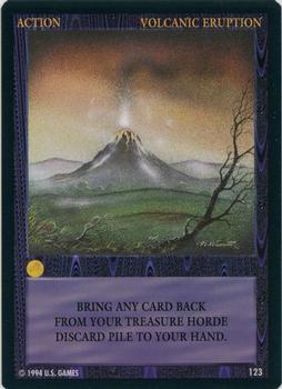 1995 U.S. Games Wyvern Premiere Limited #123 Volcanic Eruption Front