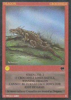 1995 U.S. Games Wyvern Phoenix #4 Crocodile Front