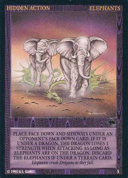 1995 U.S. Games Wyvern Phoenix #5 Elephants Front