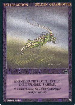 1995 U.S. Games Wyvern Phoenix #58 Golden Grasshopper Front