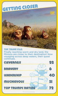2015 Top Trumps Minions #NNO Getting closer Front