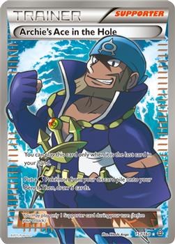 2015 Pokemon XY Primal Clash #157/160 Archie's Ace in the Hole Front