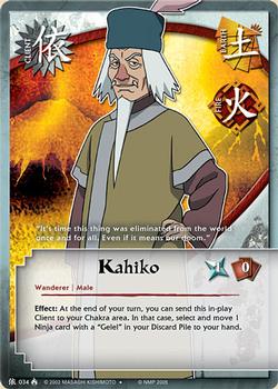 2008 Naruto Series 10: Lineage of the Legends #LOLC-034 Kahiko Front