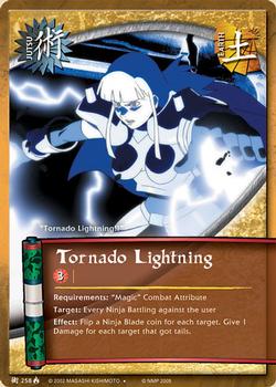 2008 Naruto Series 10: Lineage of the Legends #LOLJ-258 Tornado Lightning Front