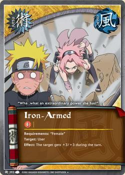 2009 Naruto Series 12: A New Chronicle #ANCJ-393 Iron-Armed Front