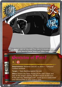 2010 Naruto Series 18: Fangs of the Snake #FotSJ-713 Genjutsu of Pain! Front