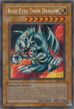 2002 Yu-Gi-Oh! Magic Ruler North American English #MRL-000 Blue-Eyes Toon Dragon Front
