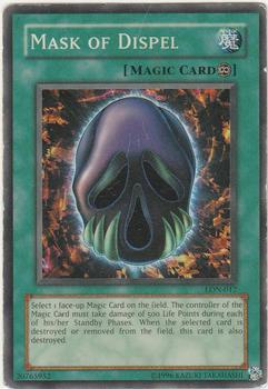 2003 Yu-Gi-Oh! Labyrinth of Nightmare #LON-017 Mask of Dispel Front