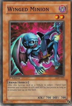 2003 Yu-Gi-Oh! Legacy of Darkness #LOD-005 Winged Minion Front