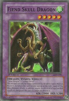 2003 Yu-Gi-Oh! Legacy of Darkness 1st Edition #LOD-039 Fiend Skull Dragon Front