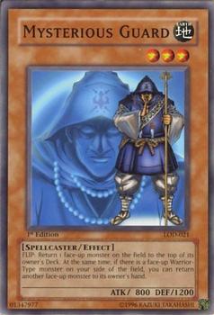2003 Yu-Gi-Oh! Legacy of Darkness 1st Edition #LOD-021 Mysterious Guard Front