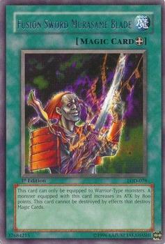 2003 Yu-Gi-Oh! Legacy of Darkness 1st Edition #LOD-079 Fusion Sword Murasame Blade Front