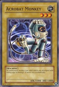 2003 Yu-Gi-Oh! Dark Crisis #DCR-003 Acrobat Monkey Front