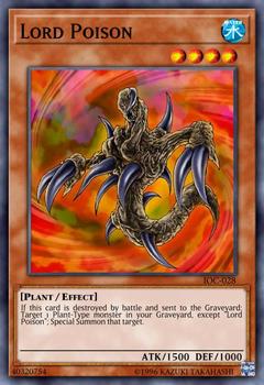 2004 Yu-Gi-Oh! Invasion of Chaos #IOC-028 Lord Poison Front