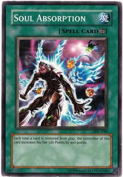 2004 Yu-Gi-Oh! Invasion of Chaos #IOC-046 Soul Absorption Front