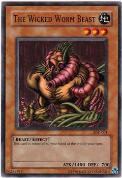 2002 Yu-Gi-Oh! Starter Deck: Kaiba #SDK-004 The Wicked Worm Beast Front