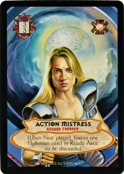 1995 Cardz Hyborian Gates #NNO Action Mistress Front