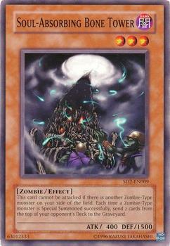 2005 Yu-Gi-Oh! Structure Deck Zombie Madness English #SD2-EN009 Soul-Absorbing Bone Tower Front