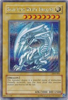2002 Yu-Gi-Oh! Dark Duel Stories #DDS-001 Blue-Eyes White Dragon Front