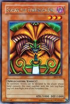 2002 Yu-Gi-Oh! Dark Duel Stories #DDS-003 Exodia the Forbidden One Front