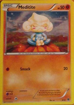 2015 Pokemon McDonald's Collection #9 Meditite Front