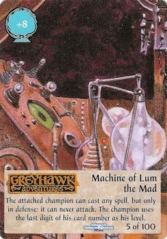 1995 TSR Spellfire Master the Magic Artifacts #5 Machine of Lum the Mad Front