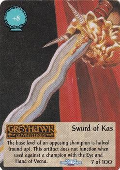 1995 TSR Spellfire Master the Magic Artifacts #7 Sword of Kas Front