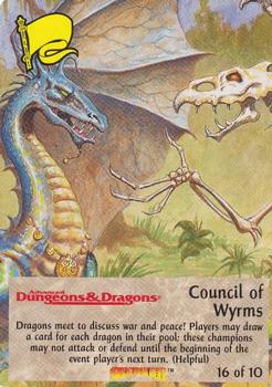 1996 TSR Spellfire Master the Magic - Draconomicon #16 Council of Wyrms Front