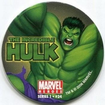 2006 Global Pog Association Marvel Heroes #24 Hulk Front