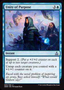 2016 Magic the Gathering Oath of the Gatewatch #66 Unity of Purpose Front