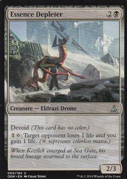 2016 Magic the Gathering Oath of the Gatewatch #69 Essence Depleter Front