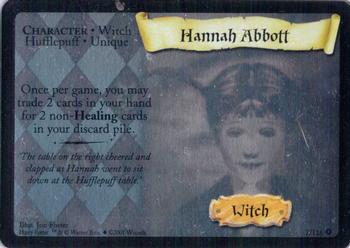 2001 Wizards Harry Potter TCG - Holo Portrait #7 Hannah Abbott Front