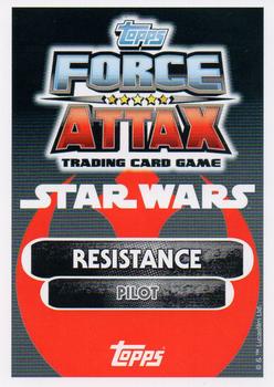 2016 Topps Star Wars Force Attax Extra The Force Awakens #15 Nien Nunb Back