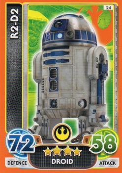 2016 Topps Star Wars Force Attax Extra The Force Awakens #24 R2-D2 Front