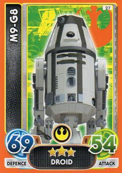 2016 Topps Star Wars Force Attax Extra The Force Awakens #27 M9-G8 Front