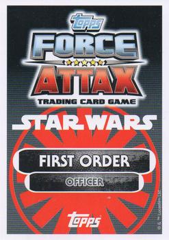 2016 Topps Star Wars Force Attax Extra The Force Awakens #37 Fleet Engineer Back