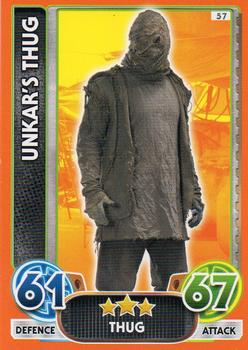 2016 Topps Star Wars Force Attax Extra The Force Awakens #57 Unkar's Thug Front
