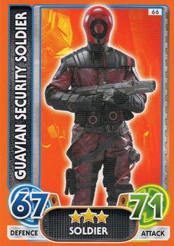 2016 Topps Star Wars Force Attax Extra The Force Awakens #66 Guavian Security Soldier Front