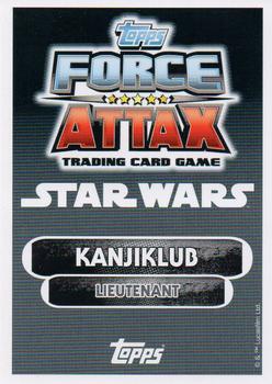 2016 Topps Star Wars Force Attax Extra The Force Awakens #70 Razoo Qin-Fee Back