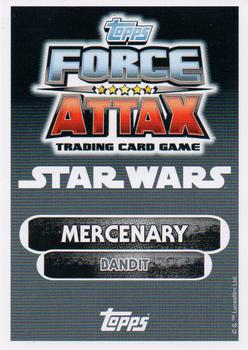2016 Topps Star Wars Force Attax Extra The Force Awakens #78 Pru Sweevant Back