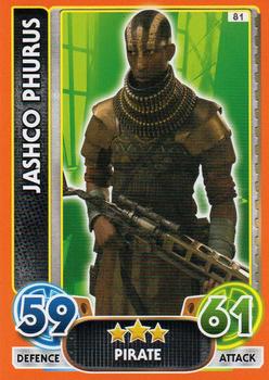 2016 Topps Star Wars Force Attax Extra The Force Awakens #81 Jashco Phurus Front