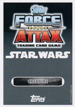 2016 Topps Star Wars Force Attax Extra The Force Awakens #86 Rathtar Back